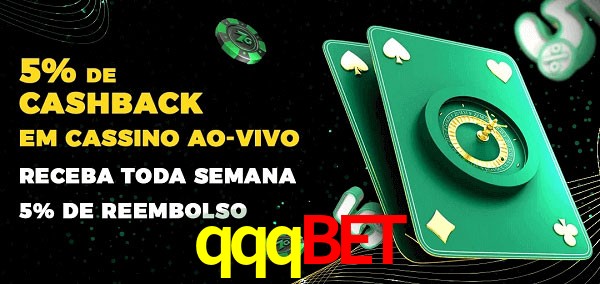 Promoções do cassino ao Vivo qqqbet